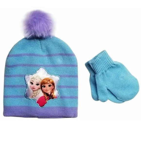 Set is 2, Adorable Frozen and Paw Patrol toddler Beanie hat and mittens. - Picture 4 of 11